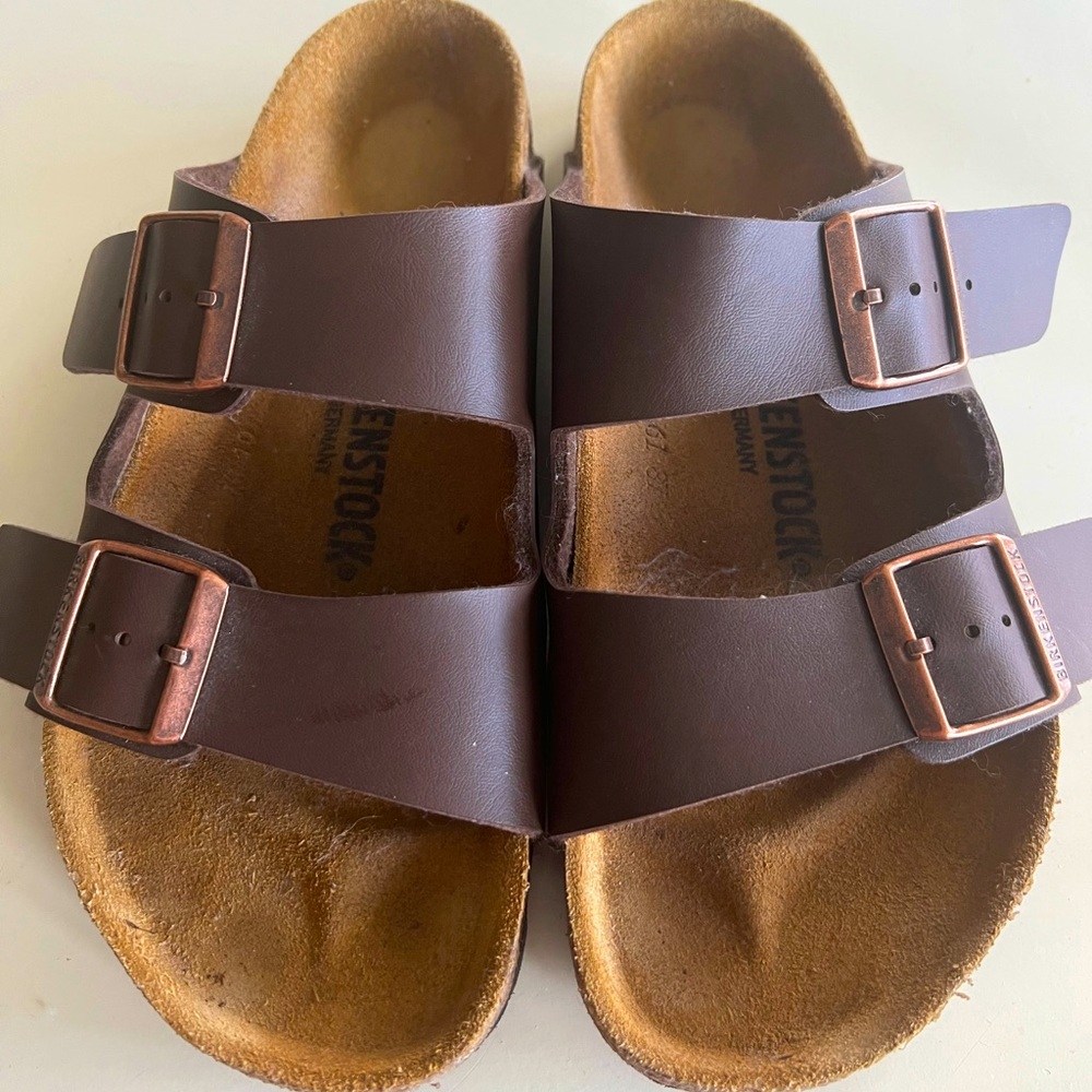 Birkenstock Arizona size 39 Brown birko flor upper